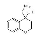 4-(氨基甲基)-3,4-二氢-2H-1-苯并吡喃-4-醇结构式