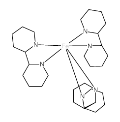 iron(2+),2-pyridin-2-ylpyridine结构式