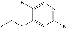 2-bromo-4-ethoxy-5-fluoropyridine Structure