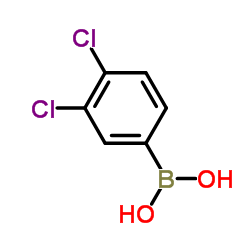 3,4-二氯苯硼酸结构式