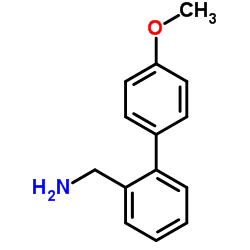 1-(4'-Methoxy-2-biphenylyl)methanamine Structure