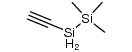 2-ethynyl-1,1,1-trimethyldisilane Structure
