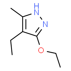 1H-Pyrazole,3-ethoxy-4-ethyl-5-methyl-结构式