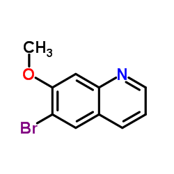 6-Bromo-7-methoxyquinoline Structure