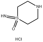 1-亚氨基硫代吗啉 1-氧化物盐酸盐结构式