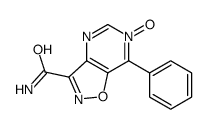 3-Carbamido-7-phenylisoxazolo(4,5-d)pyrimidine 6-N-oxide结构式