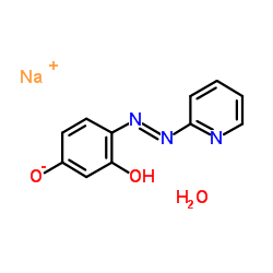 4-2-吡啶偶氮间苯二酚单钠盐结构式