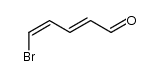 (2E,4Z)-5-bromopenta-2,4-dienal Structure