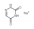 2H-1,2,4-triazine-3,5-dione Structure