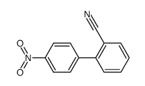 4'-nitro-1,1'-biphenyl-2-carbonitrile结构式