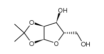 (3aS,5S,6S,6aS)-5-(hydroxymethyl)-2,2-dimethyltetrahydrofuro[3,2-d][1,3]dioxol-6-ol结构式