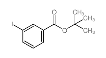 3-碘苯甲酸叔丁酯结构式