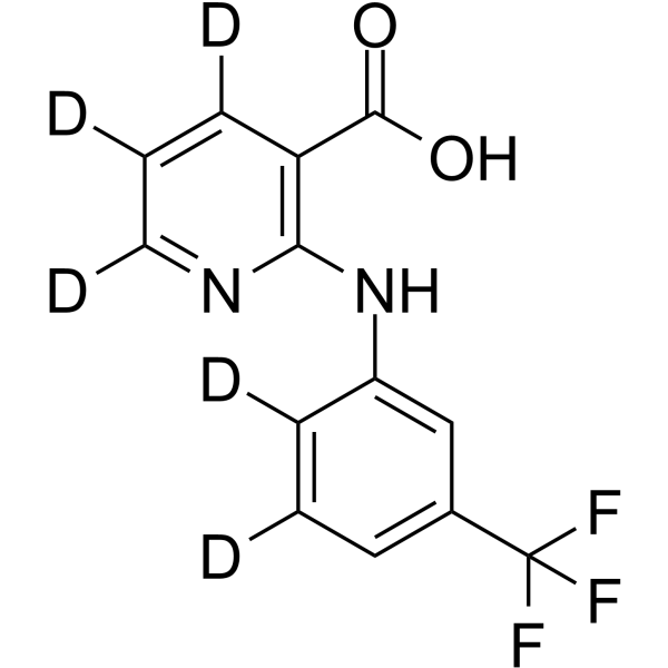 Niflumic Acid-d5 Structure