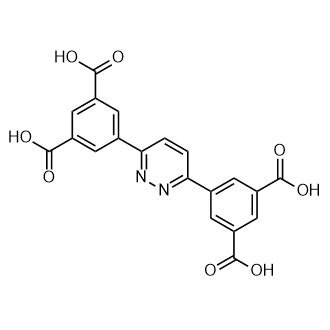5,5'-(Pyridazine-3,6-diyl)diisophthalicacid Structure