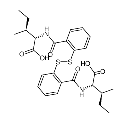 N,N''-[DITHIOBIS(O-PHENYLENECARBONYL)]BIS-L-ISOLEUCINE Structure