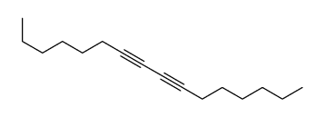 hexadeca-7,9-diyne Structure