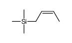 but-2-enyl(trimethyl)silane Structure