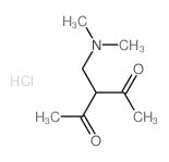 2,4-Pentanedione,3-[(dimethylamino)methyl]-, hydrochloride (1:1) structure