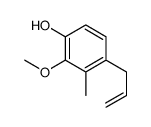 2-methoxy-3-methyl-4-prop-2-enylphenol Structure