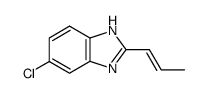 1H-Benzimidazole,5-chloro-2-(1-propenyl)-(9CI)结构式
