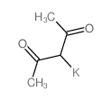 2,4-Pentanedione,ion(1-), potassium salt (1:1) Structure