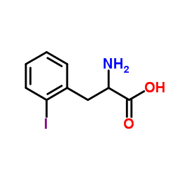 2-氨基-3-(2-碘苯基)丙酸结构式