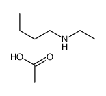 acetic acid,N-ethylbutan-1-amine结构式