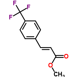 (E)-3-(4-(三氟甲基)苯基)丙烯酸甲酯结构式