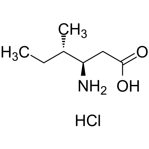 L-beta-Homoisoleucine hydrochloride Structure