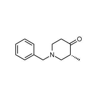 (R)-1-苄基-3-甲基哌啶-4-酮结构式