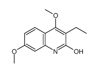 3-Ethyl-4,7-dimethoxy-2(1H)-quinolone结构式