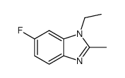 Benzimidazole, 1-ethyl-6-fluoro-2-methyl- (7CI,8CI) Structure