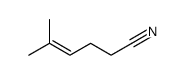5-methylhex-4-enenitrile结构式
