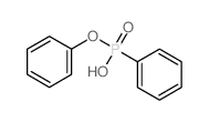 Phosphonic acid,P-phenyl-, monophenyl ester Structure
