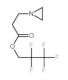 1-Aziridinepropanoicacid, 2,2,3,3,3-pentafluoropropyl ester结构式