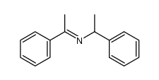 N-(α-methyl)benzylidene 1-phenylethanamine结构式