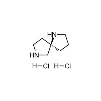 (R)-1,7-二氮杂螺[4.4]壬烷二盐酸盐结构式