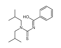 N'-苯甲酰基-N,N-二异丁基硫脲结构式