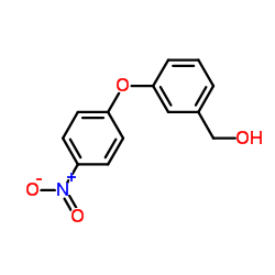[3-(4-Nitrophenoxy)phenyl]methanol结构式