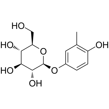 4-Hydroxy-3-methylphenyl hexopyranoside Structure