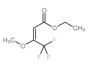 3-甲氧基-4,4,4-三氟巴豆酸乙酯结构式