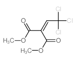 Propanedioic acid,2-(2,2,2-trichloroethylidene)-, 1,3-dimethyl ester Structure
