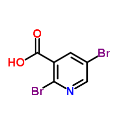 2,5-二溴烟酸结构式