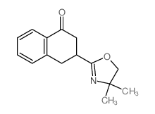 1(2H)-Naphthalenone,3-(4,5-dihydro-4,4-dimethyl-2-oxazolyl)-3,4-dihydro-结构式