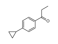 1-(4-cyclopropylphenyl)propan-1-one结构式