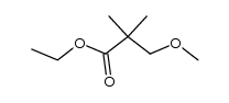 3-Hydroxy-2,2-dimethyl-propionsaeure-ethylester结构式