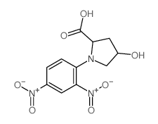 Proline,1-(2,4-dinitrophenyl)-4-hydroxy-, L- (8CI)结构式