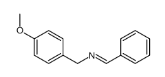 N-[(4-methoxyphenyl)methyl]-1-phenylmethanimine结构式