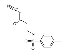 2-Butanone, 1-diazo-4-[[(4-methylphenyl)sulfonyl]amino]-结构式