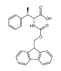 Fmoc-beta-甲基-dl-苯丙氨酸结构式